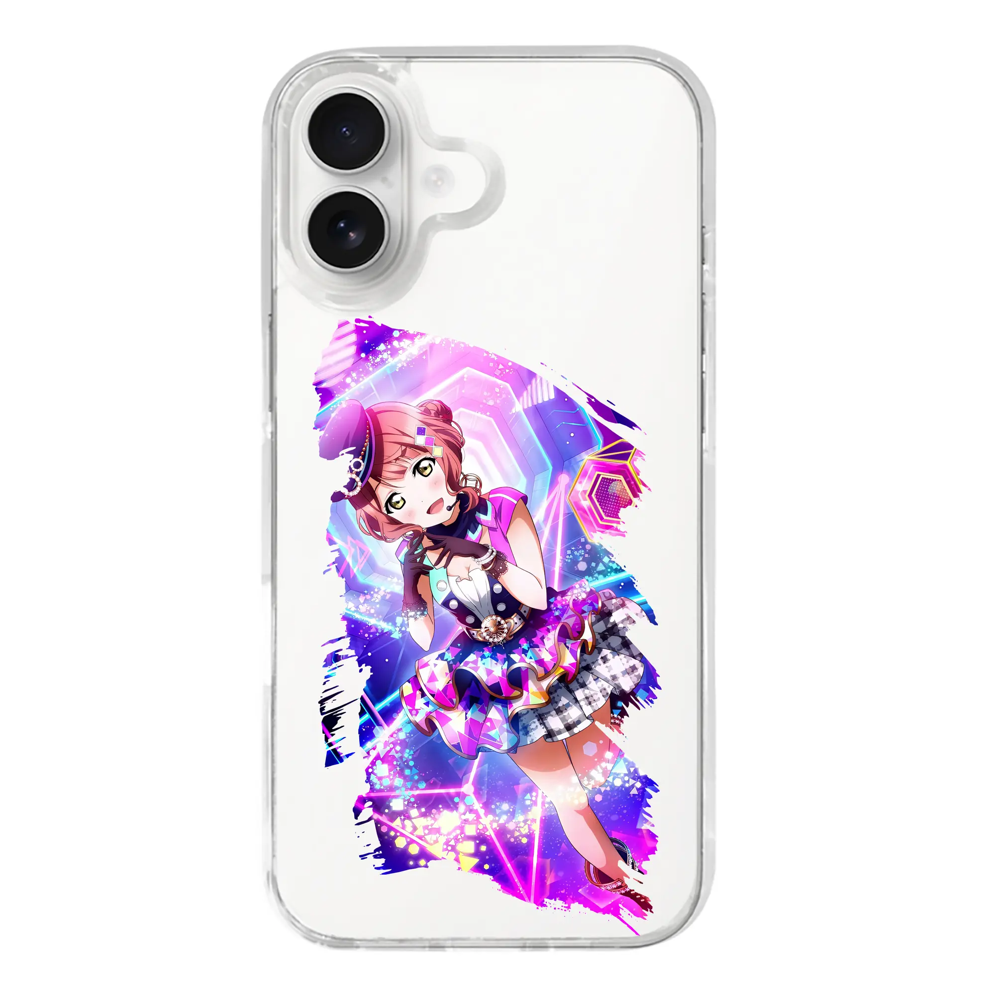 Love Live! グッズ,上原歩夢 - iPhone 17シリーズ 透明スマホケース – 薄型・耐衝撃・精密フィット保護カバー